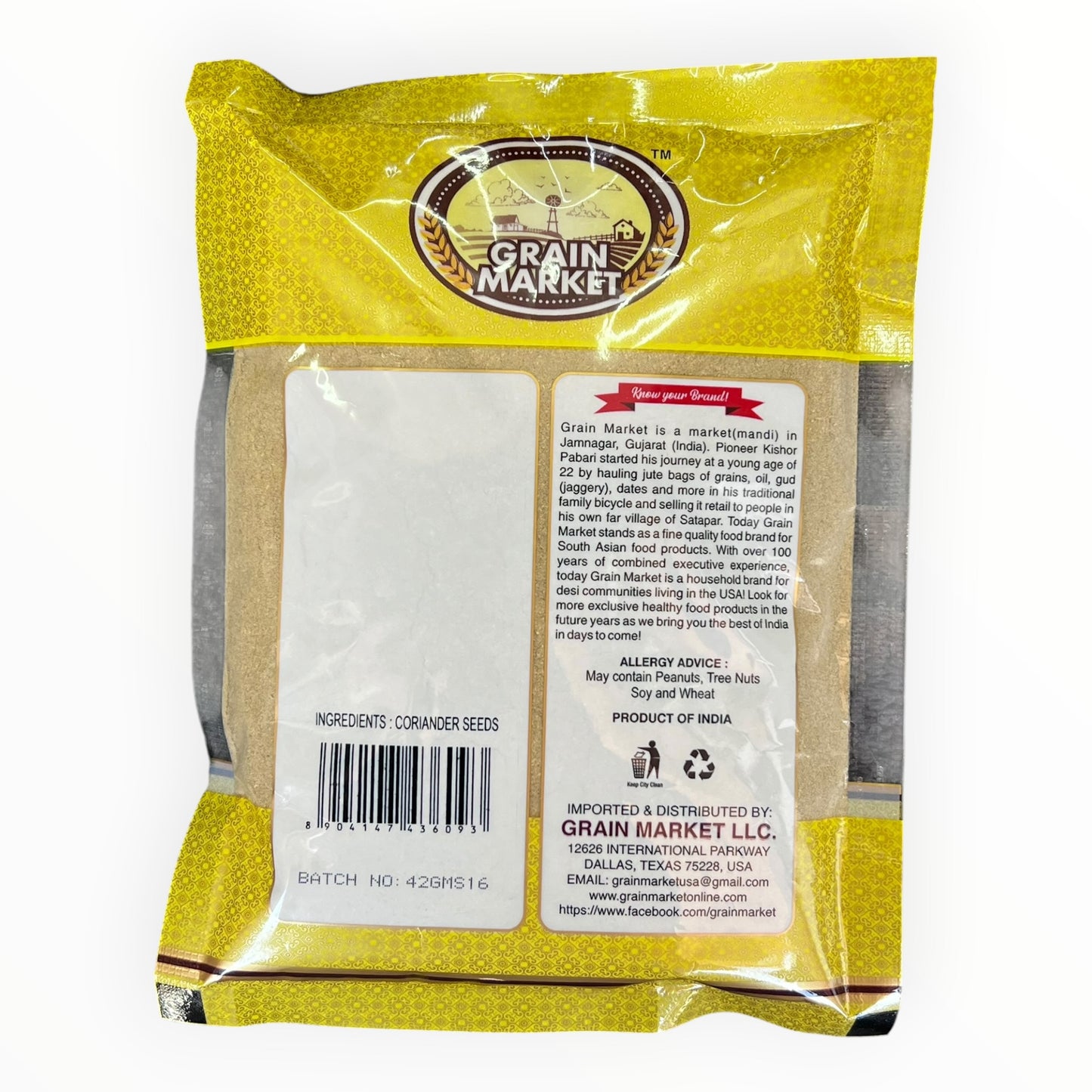 Semilla de Cilantro en polvo 200g