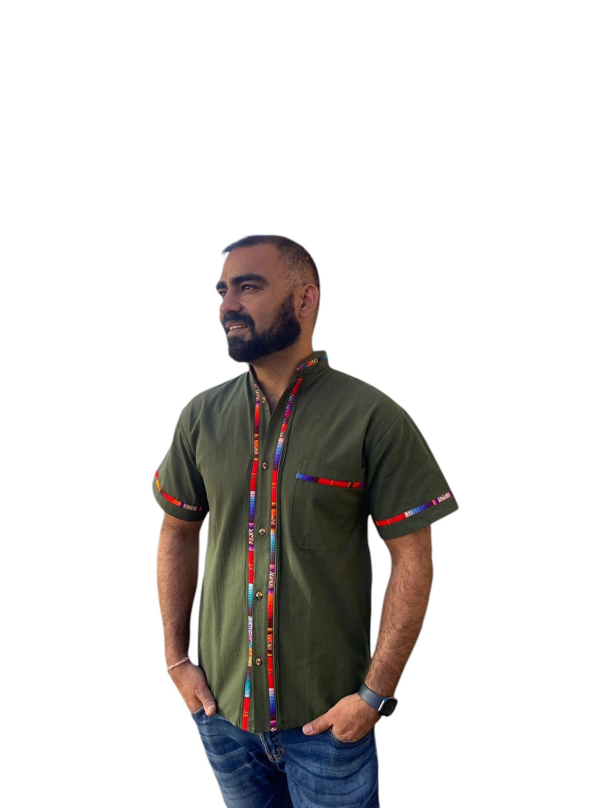 Guayabera Artesanal para Caballero (Tallas Extras)