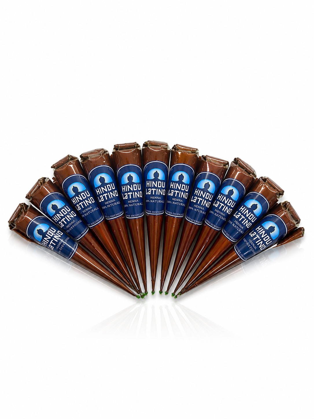 Henna Natural Artesanal para Tatuajes Temporales - 3 Conos de 25g
