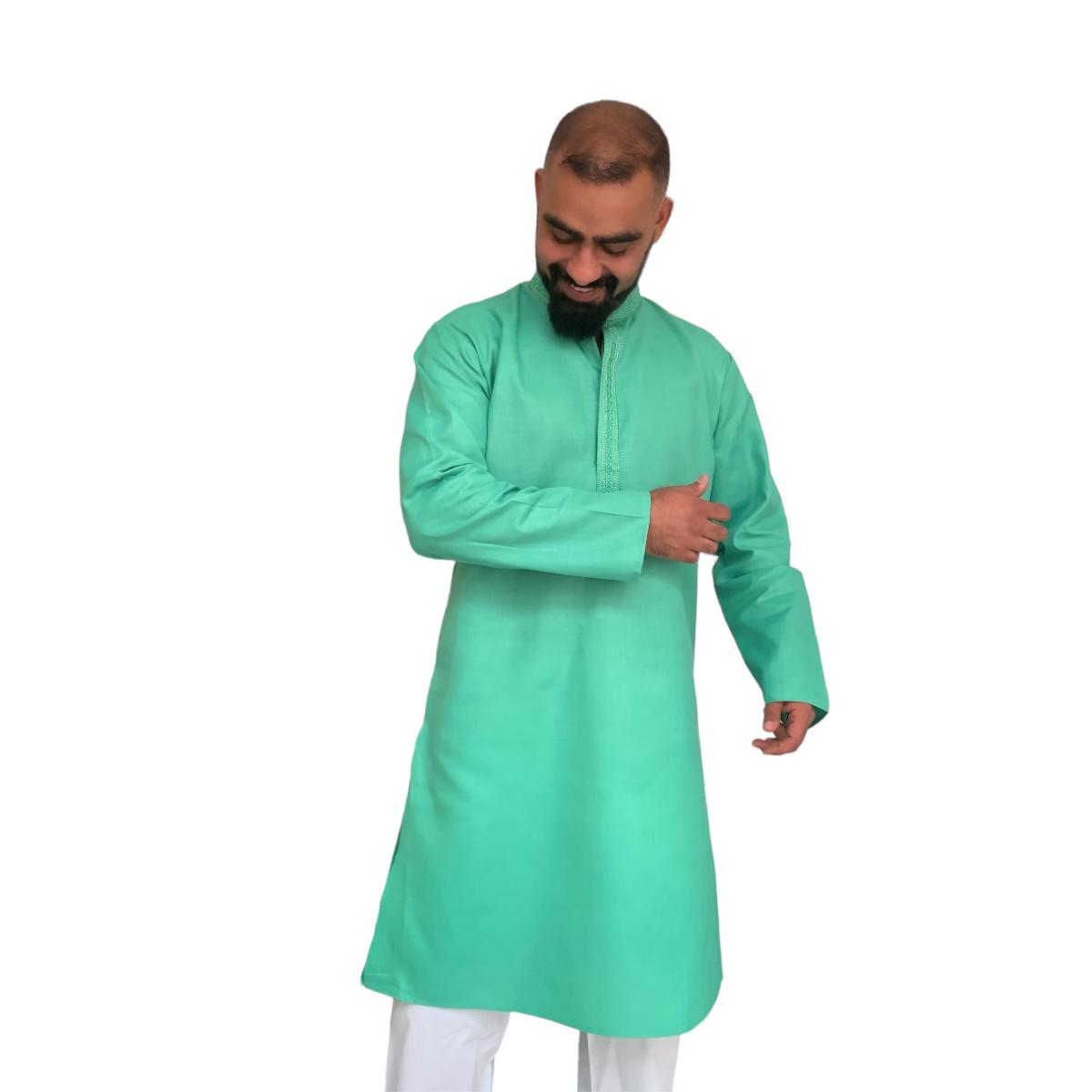 kurta-Pajama Tradicional Hindu para Caballeros