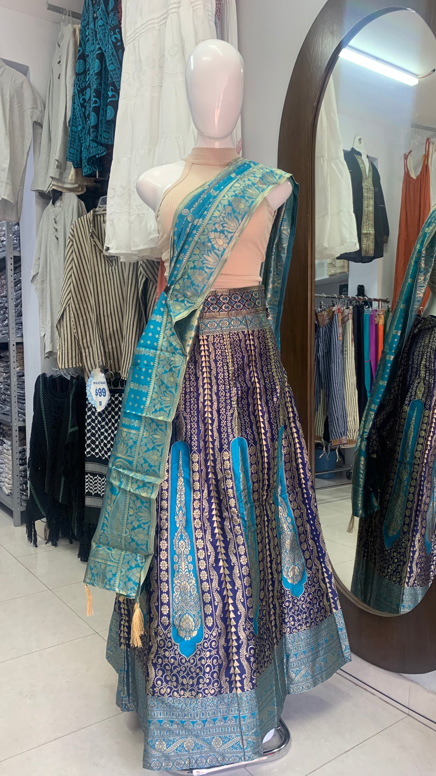 Saree Tradicional Hindú