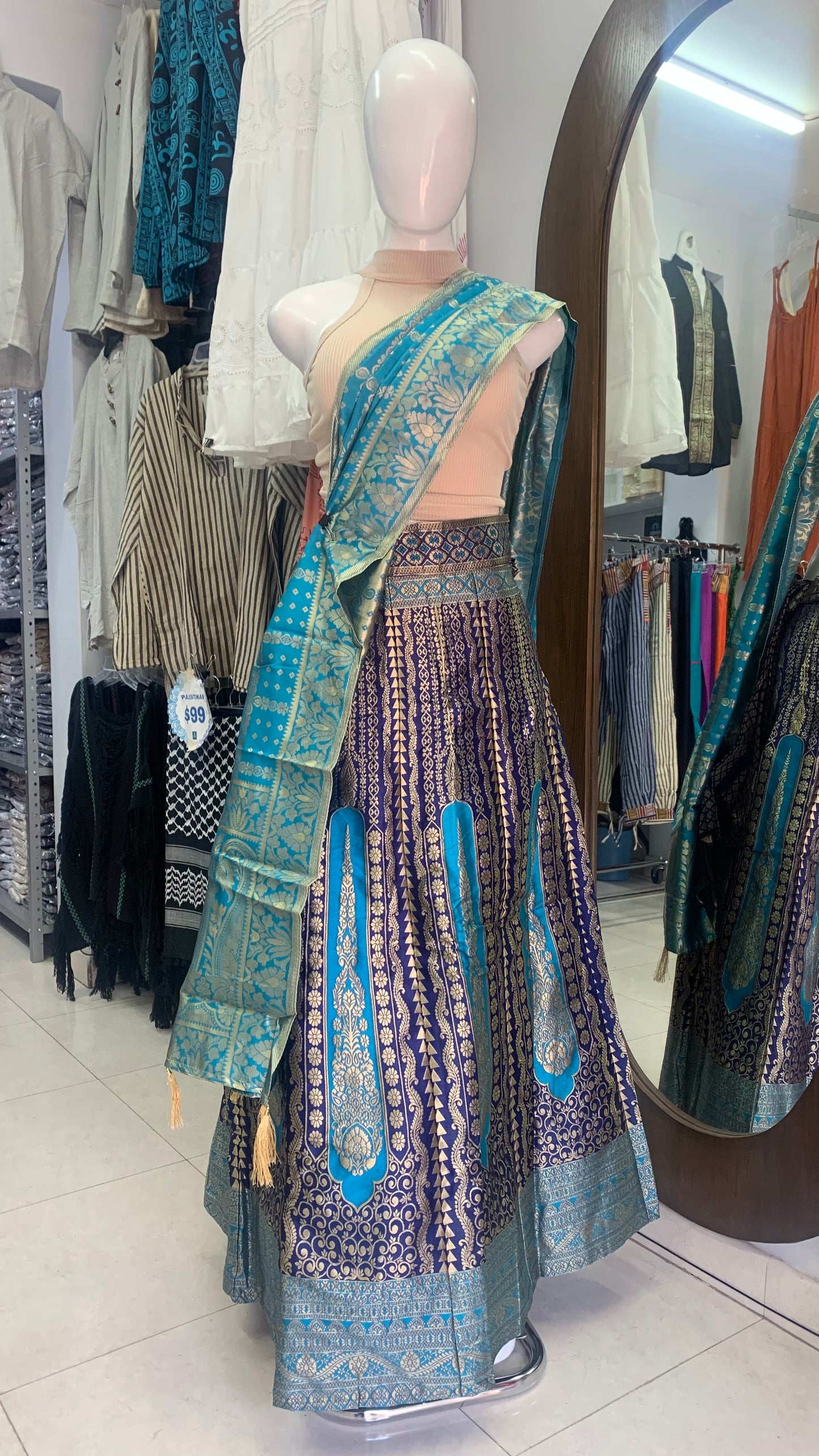 Saree Tradicional Hindú
