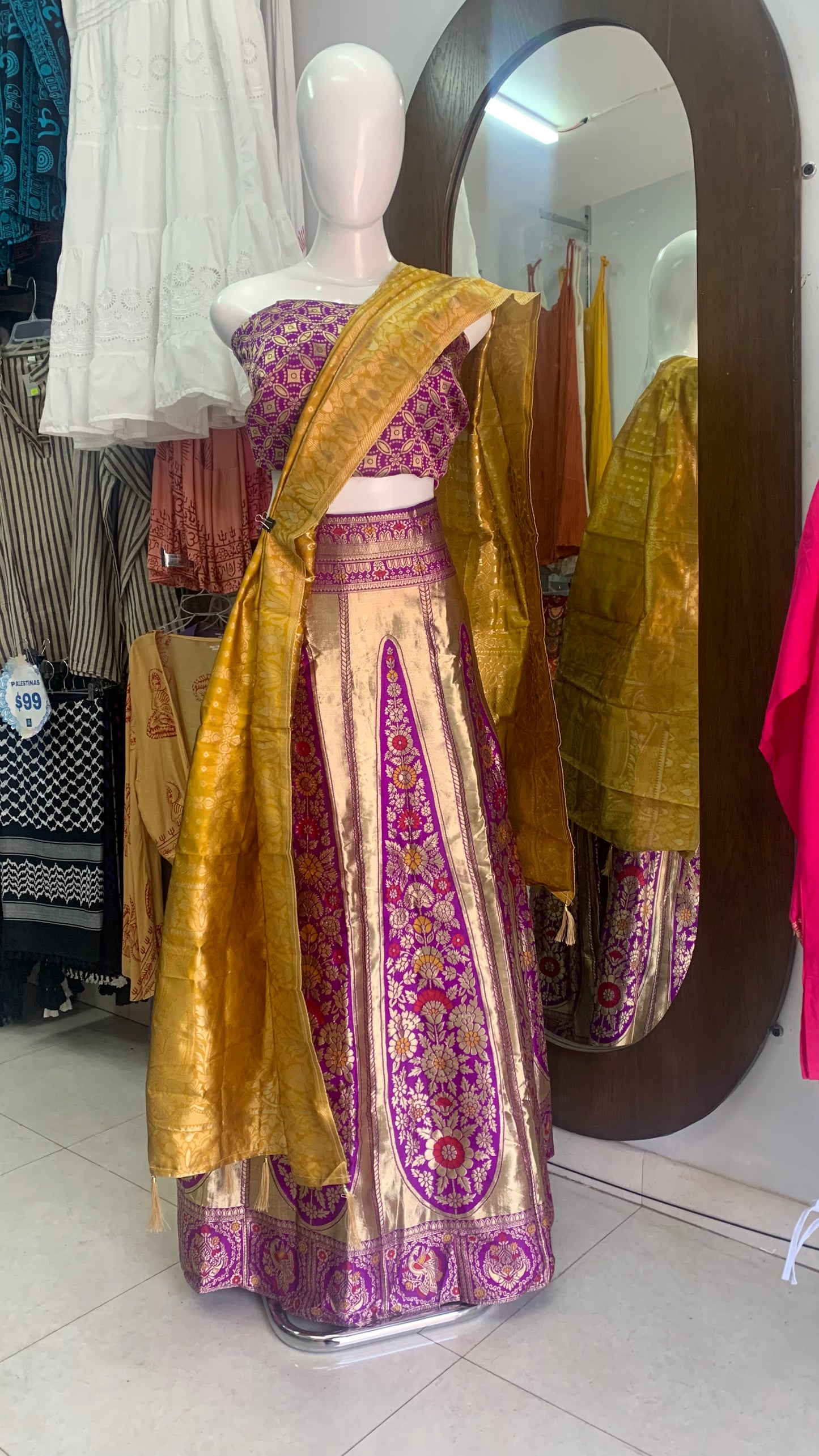Saree Tradicional Hindú