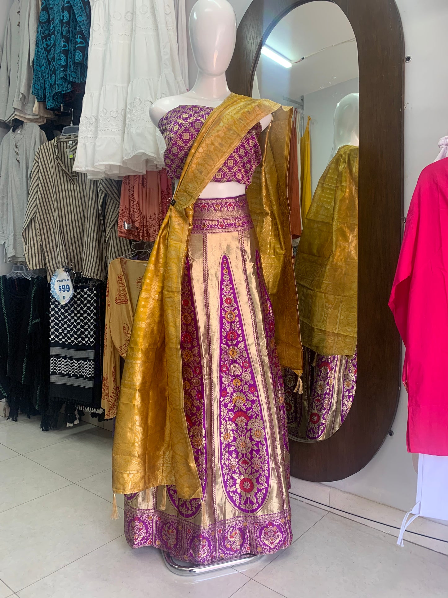 Saree Tradicional Hindú