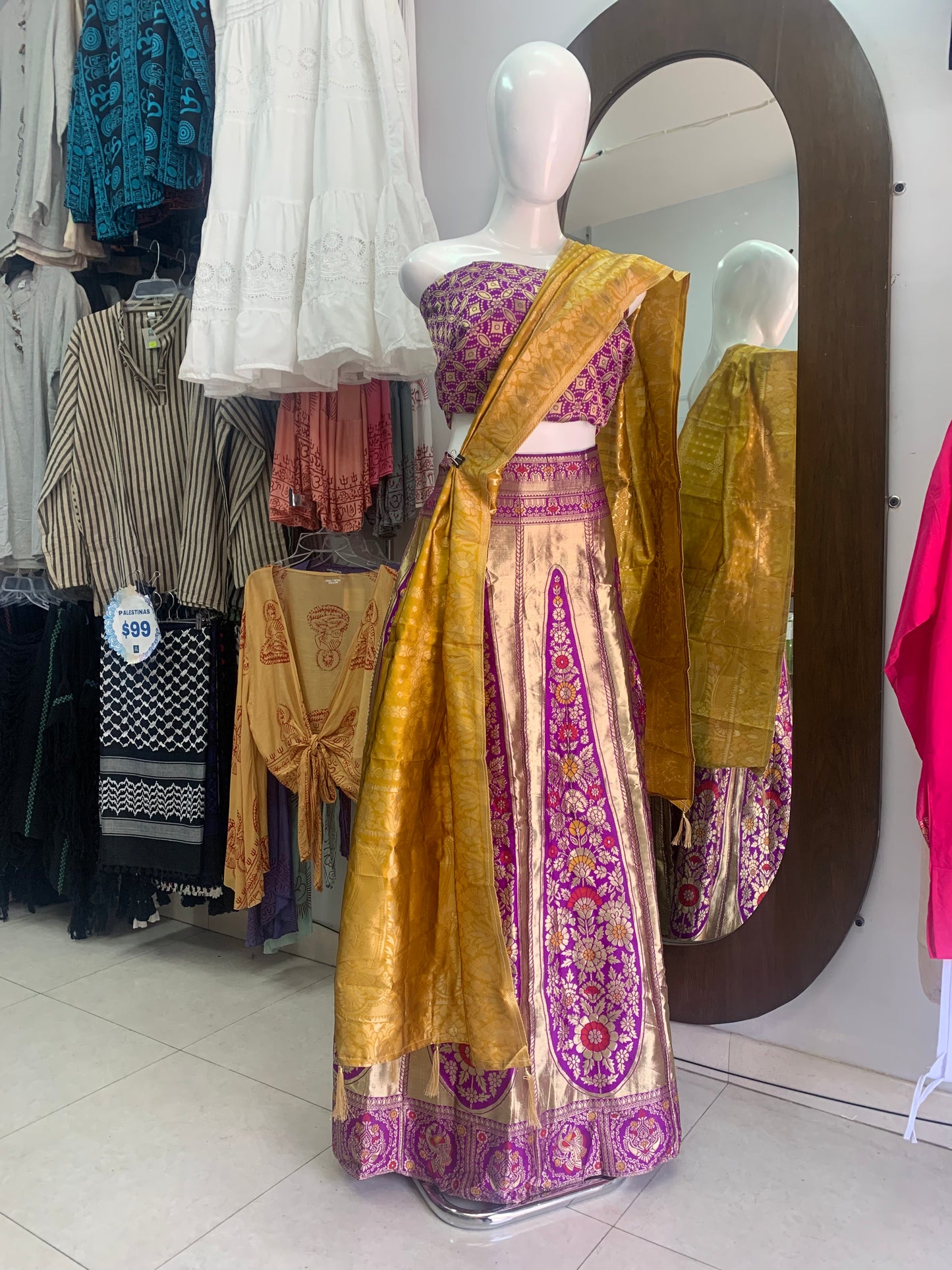 Saree Tradicional Hindú