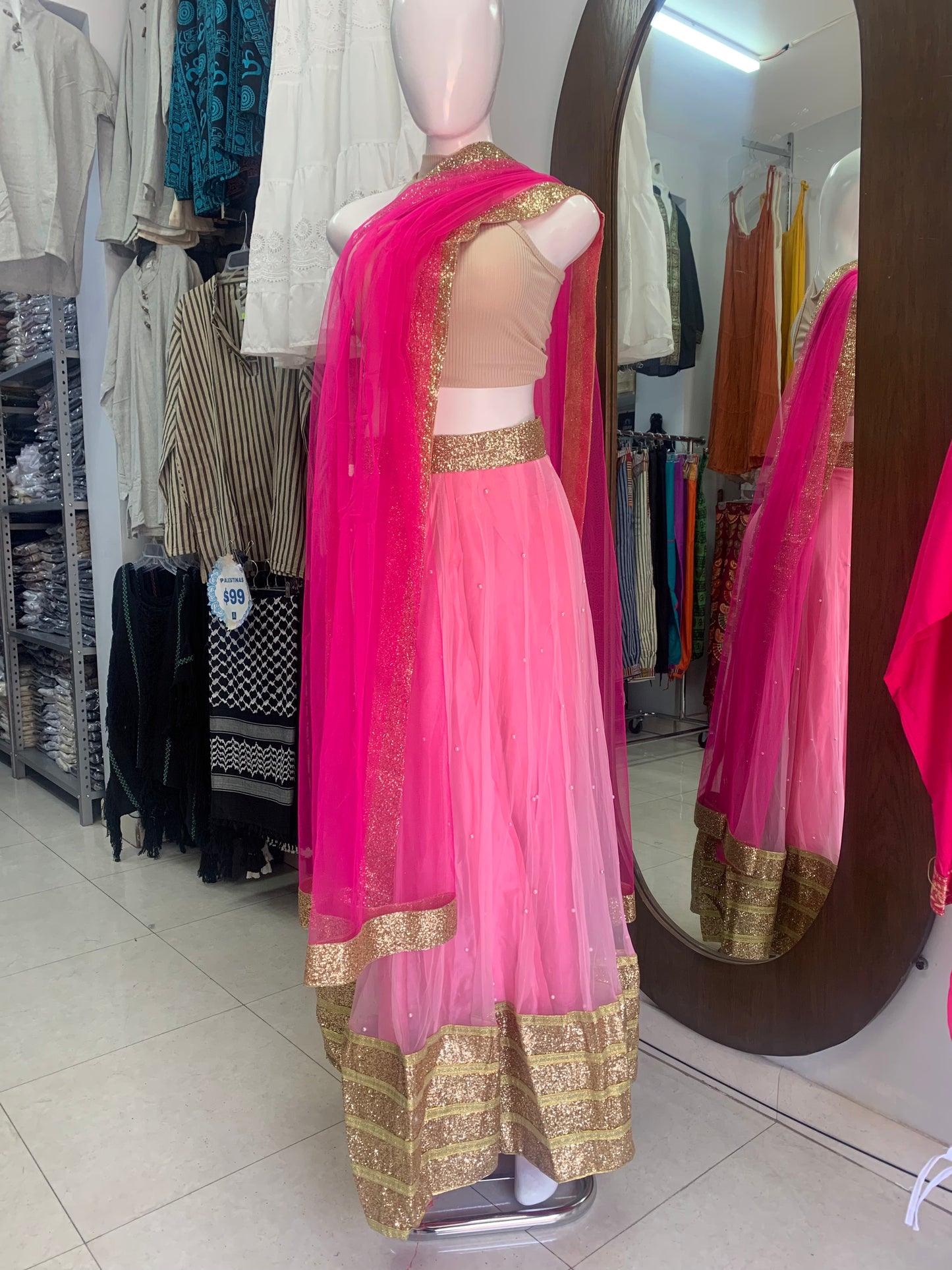 Saree Tradicional Hindú