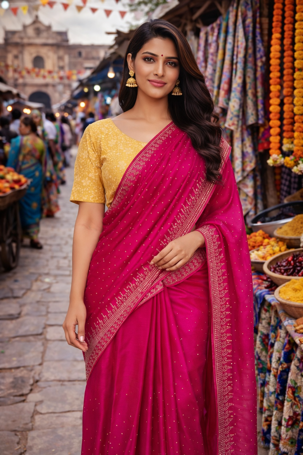 Saree Tradicional Hindú