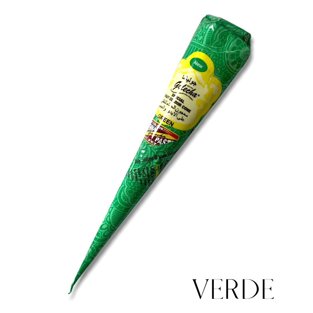 Henna Natural Para Tatuajes (12 Conos)