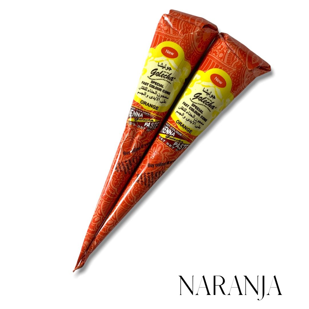 Henna Natural Para Tatuajes Temporales (2 Tubos)