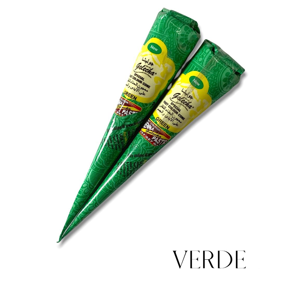 Henna Natural Para Tatuajes Temporales (2 Tubos)
