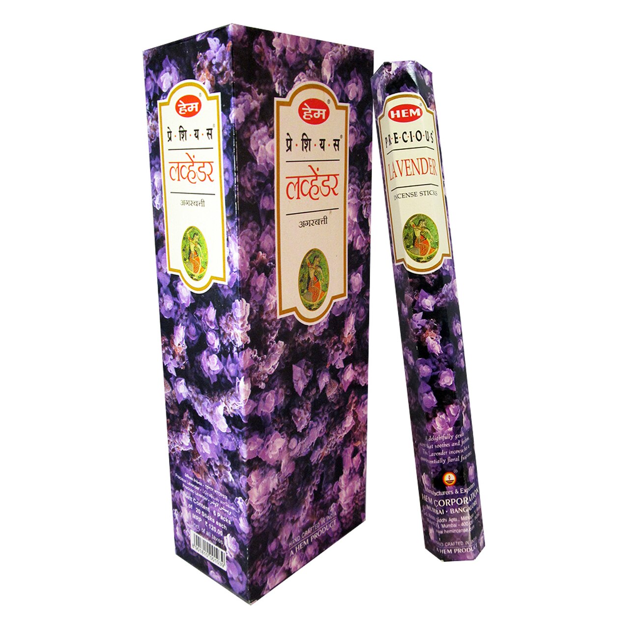 Incienso Hexagonal (6 Tubos Con 20 Varitas C/u)