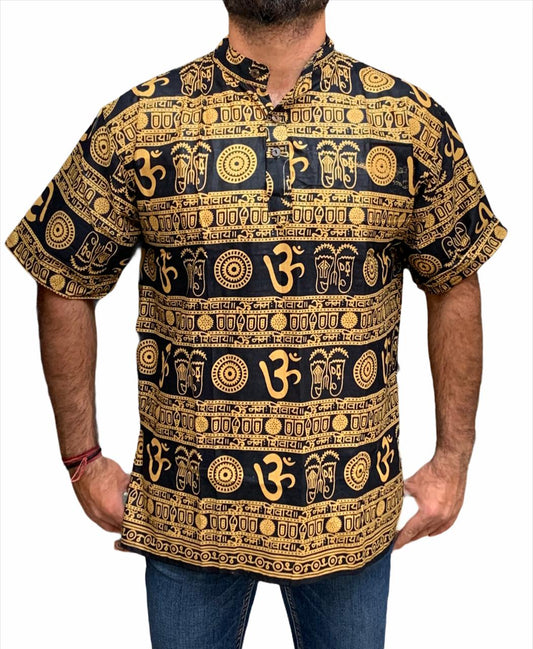 Kurta Om Manga Corta