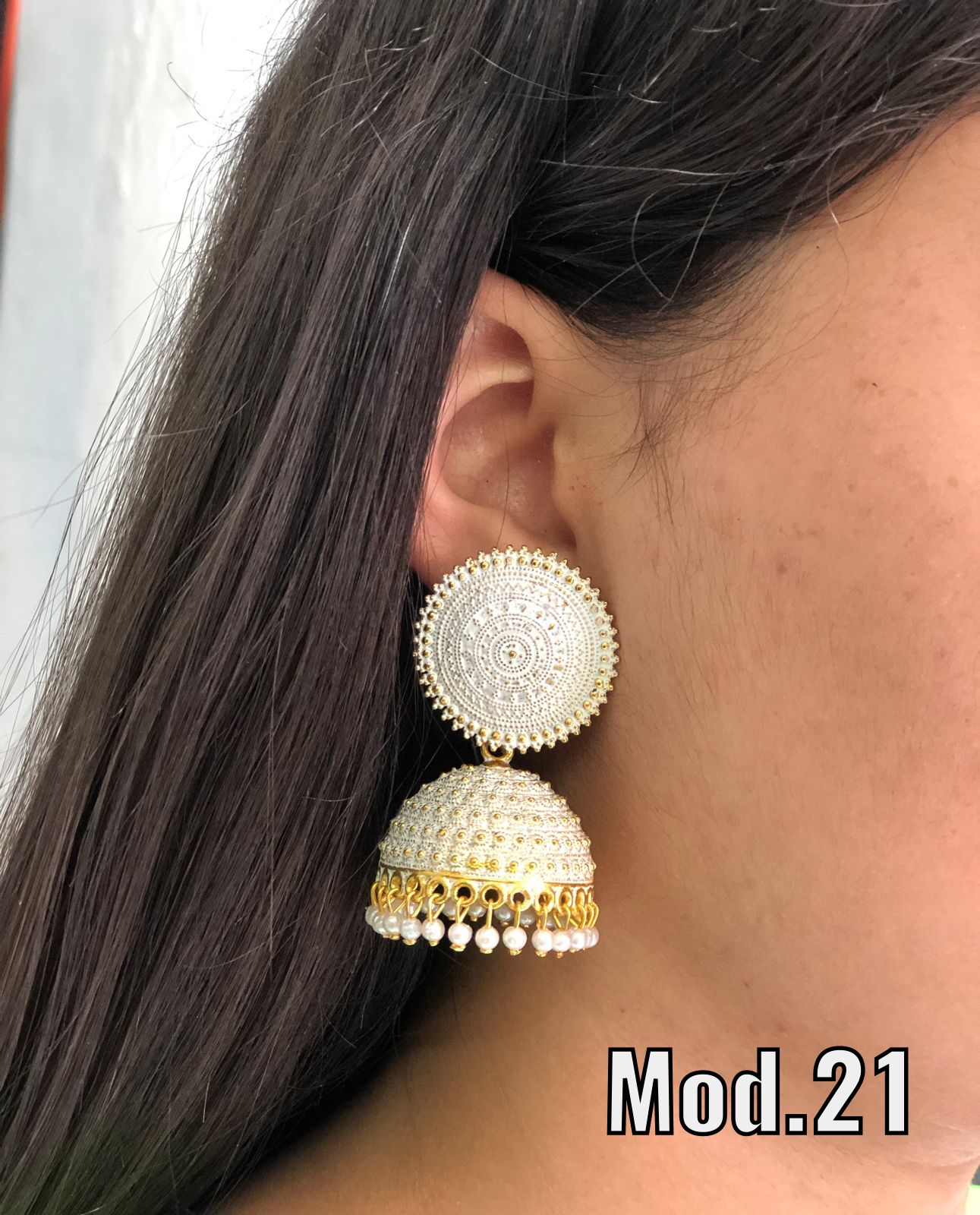 Aretes Hindu (Jhumka)