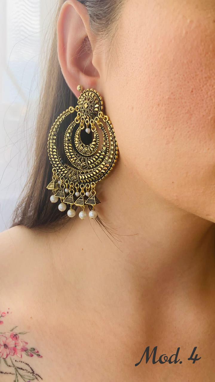 Aretes Hindu (Jhumka)