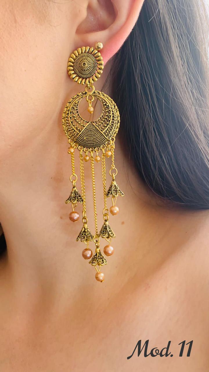 Aretes Hindu (Jhumka)