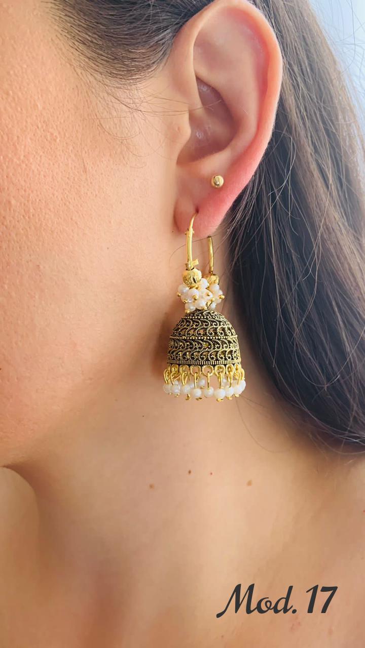 Aretes Hindu (Jhumka)
