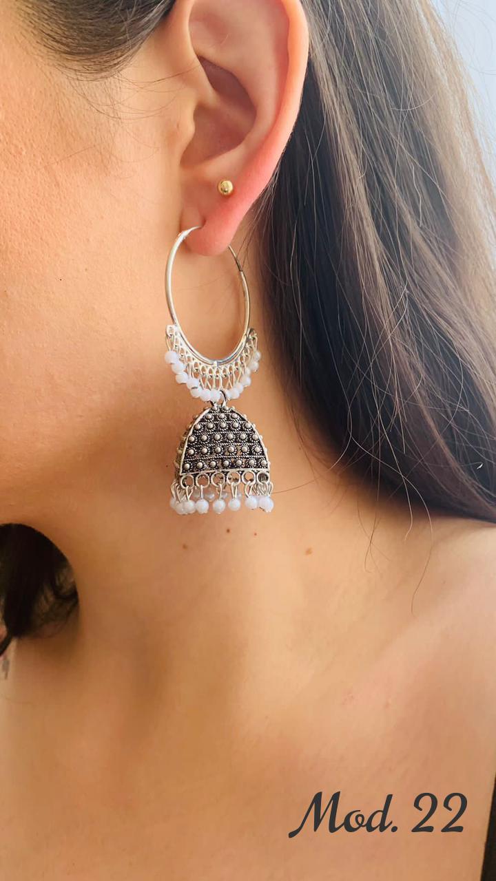 Aretes Hindu (Jhumka)