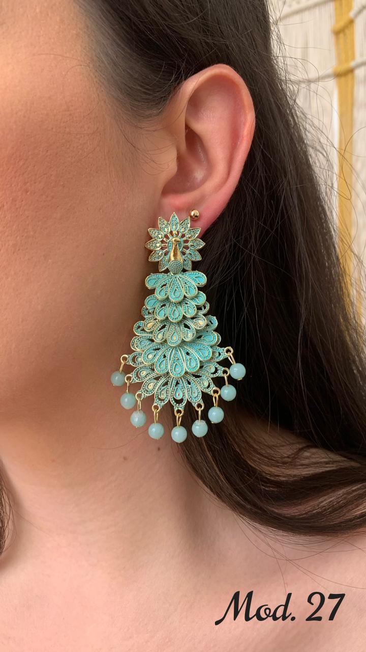 Aretes Hindu (Jhumka)
