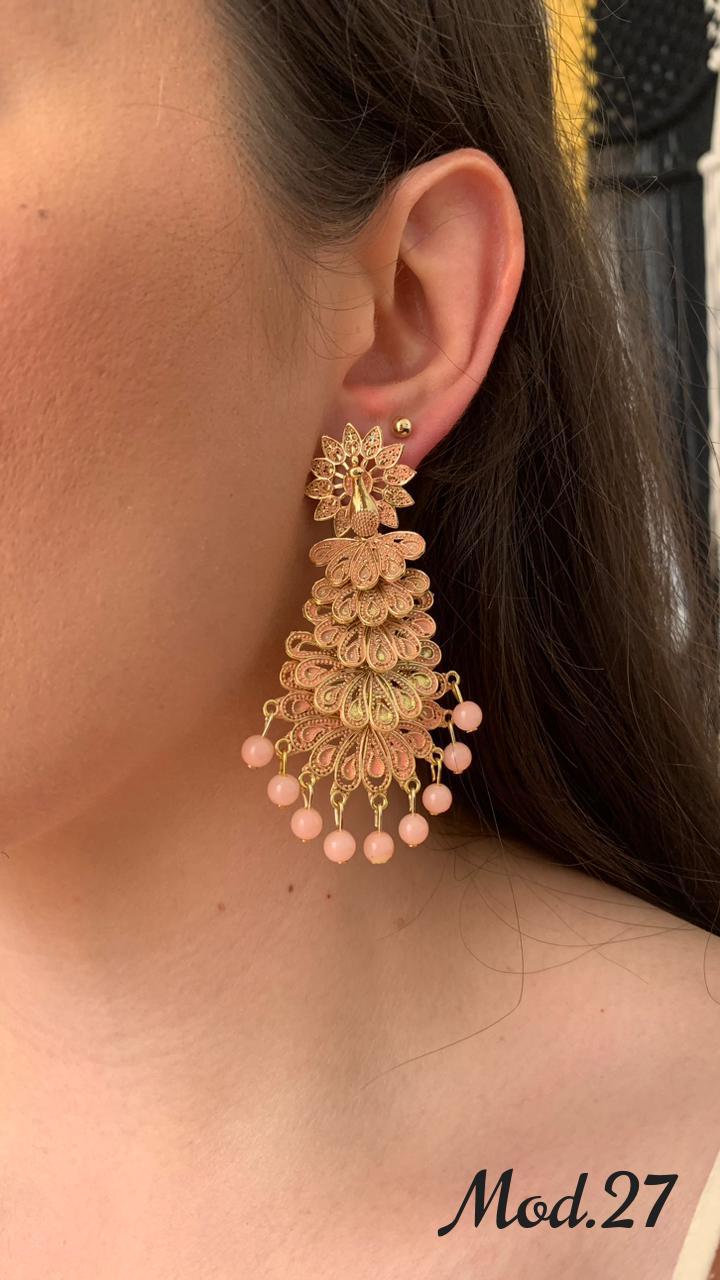 Aretes Hindu (Jhumka)