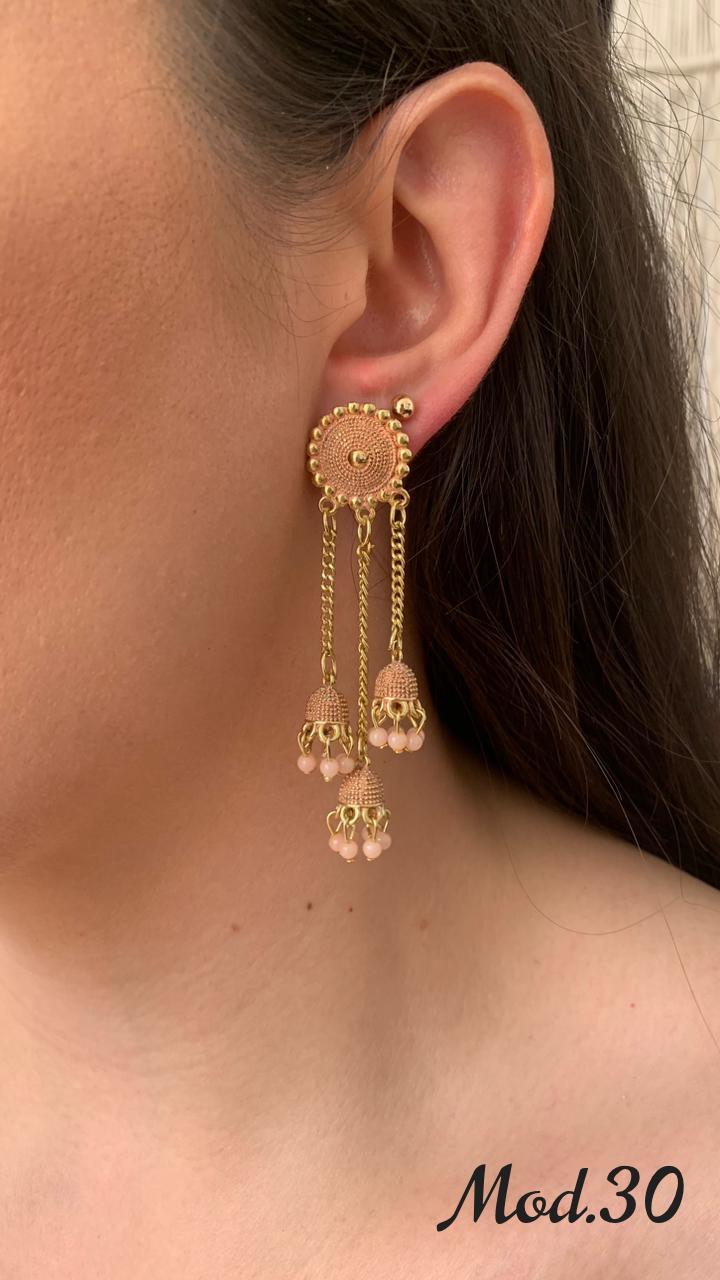 Aretes Hindu (Jhumka)