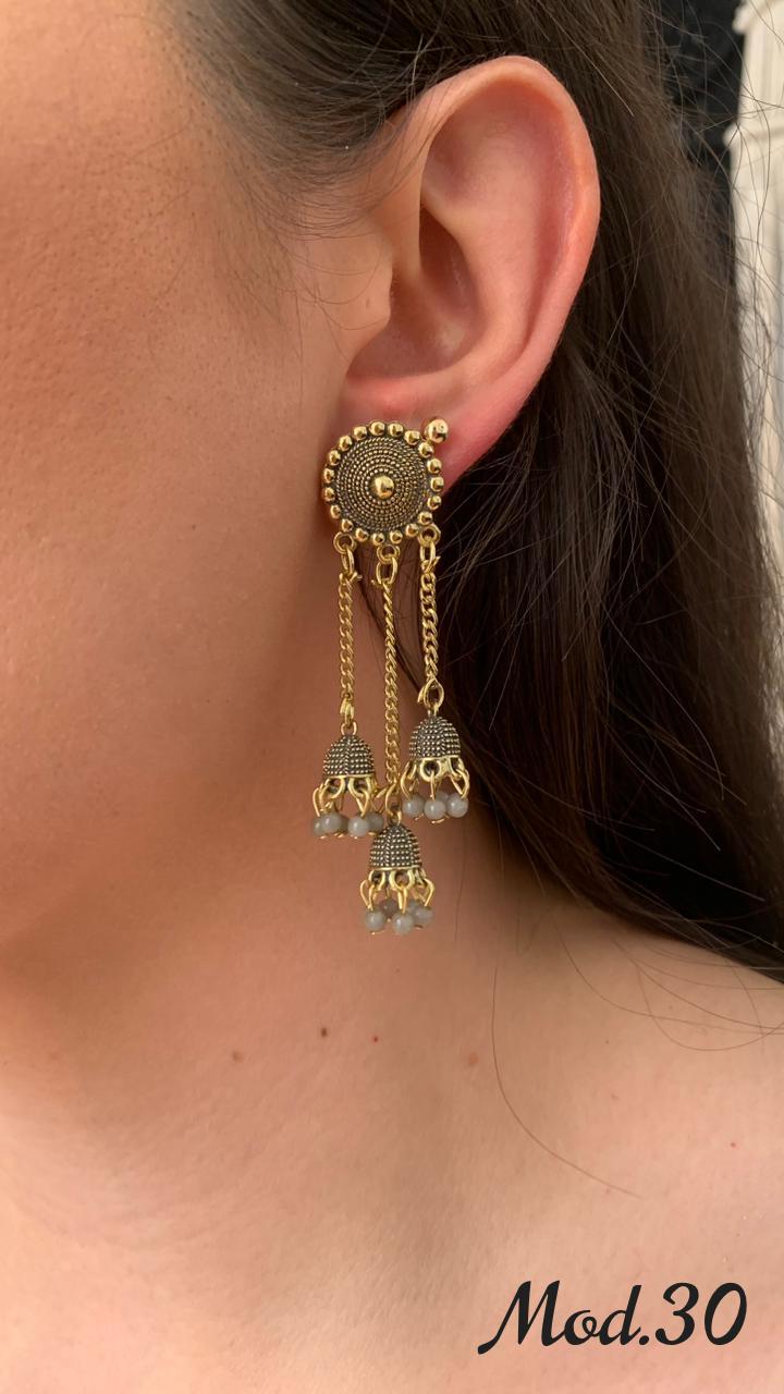 Aretes Hindu (Jhumka)
