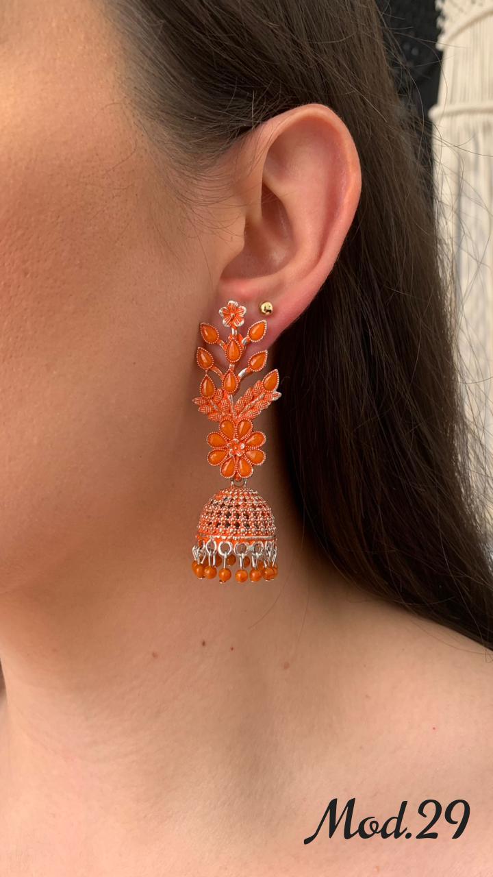 Aretes Hindu (Jhumka)