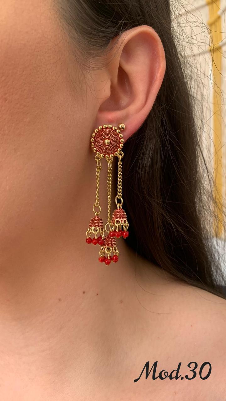 Aretes Hindu (Jhumka)