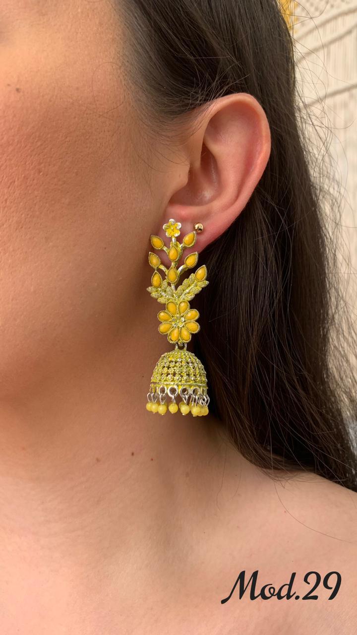 Aretes Hindu (Jhumka)