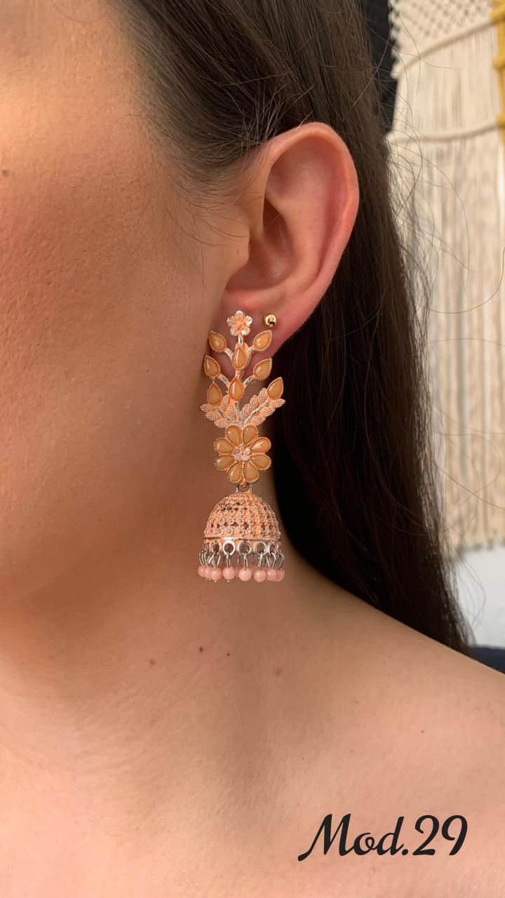 Aretes Hindu (Jhumka)