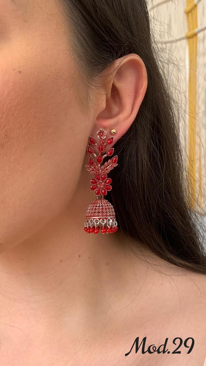Aretes Hindu (Jhumka)
