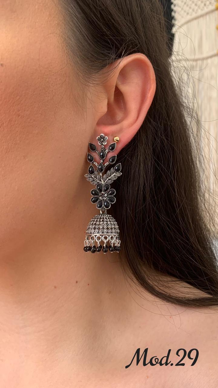 Aretes Hindu (Jhumka)