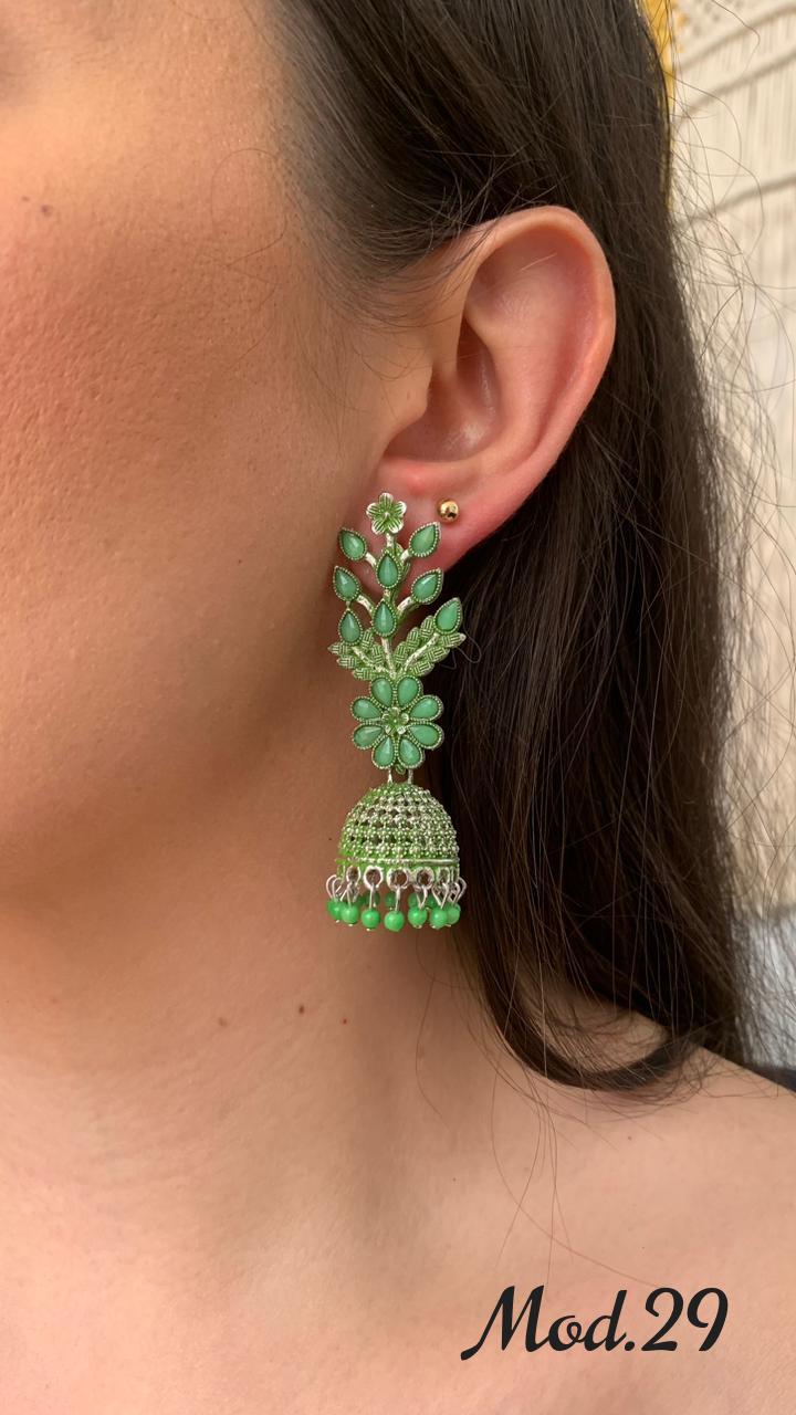 Aretes Hindu (Jhumka)