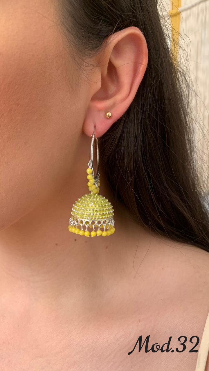 Aretes Hindu (Jhumka)