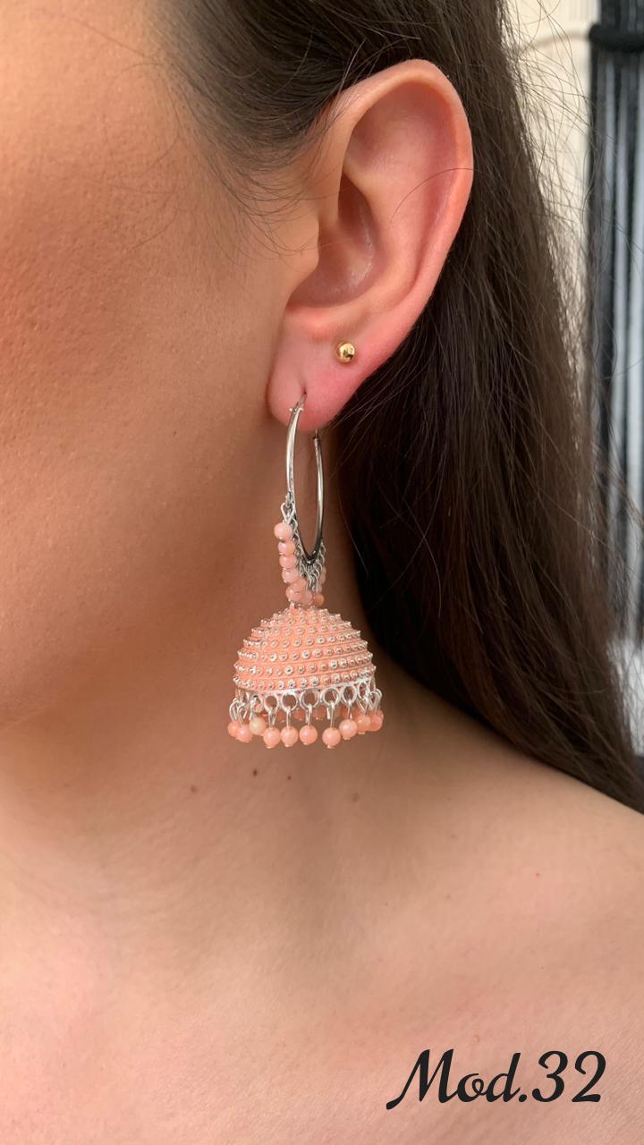 Aretes Hindu (Jhumka)