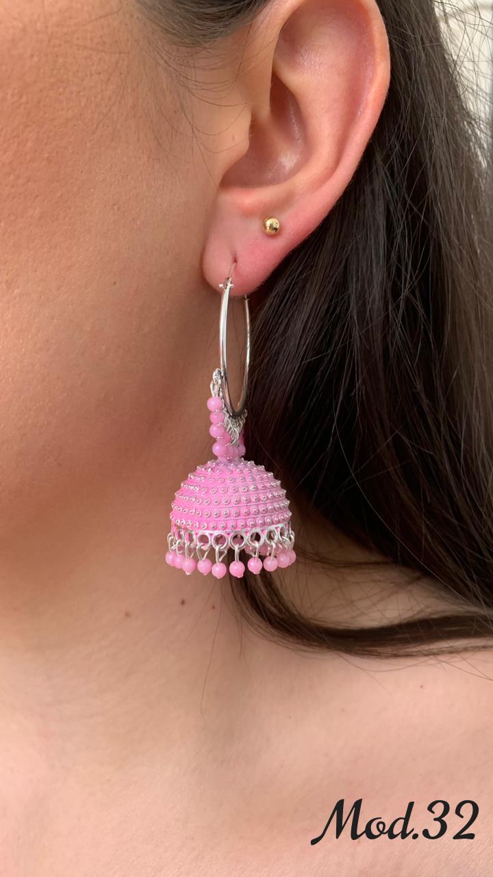 Aretes Hindu (Jhumka)