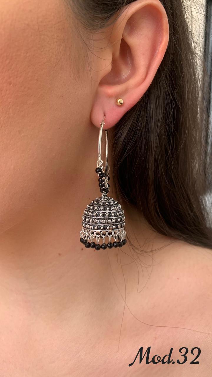 Aretes Hindu (Jhumka)