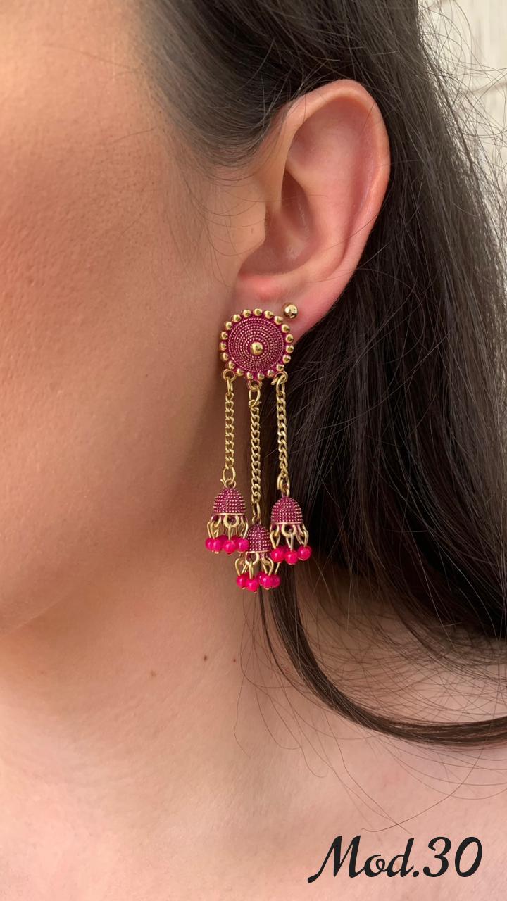 Aretes Hindu (Jhumka)