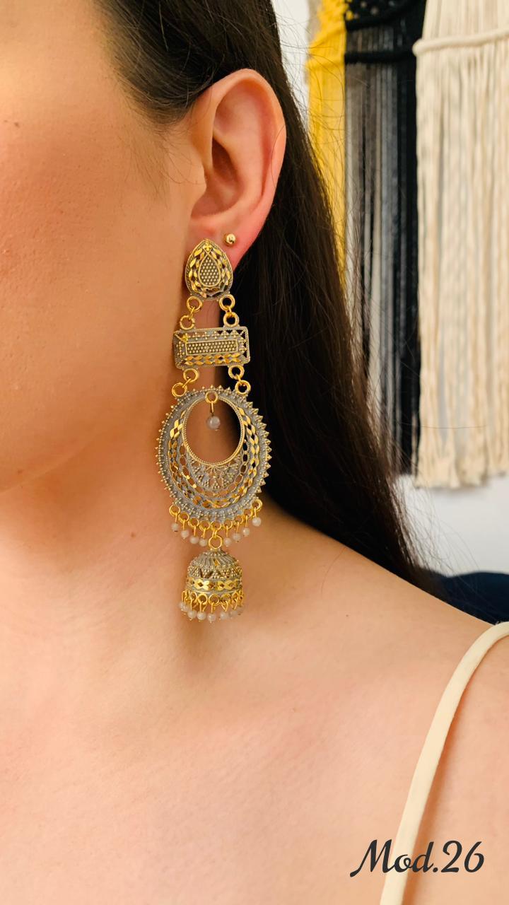 Aretes Hindu (Jhumka)