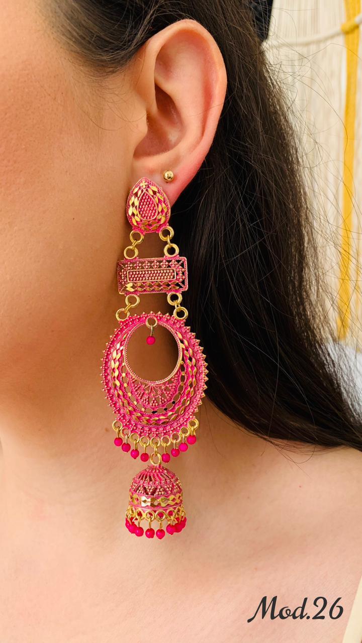 Aretes Hindu (Jhumka)