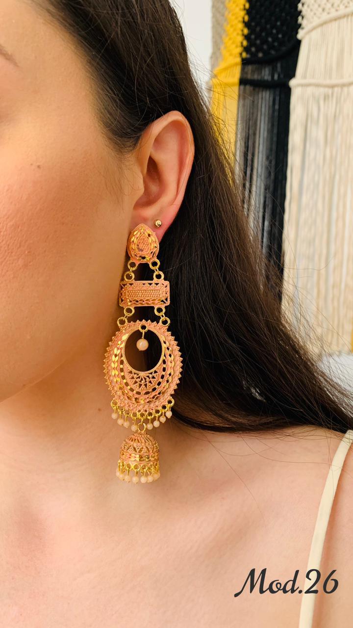 Aretes Hindu (Jhumka)