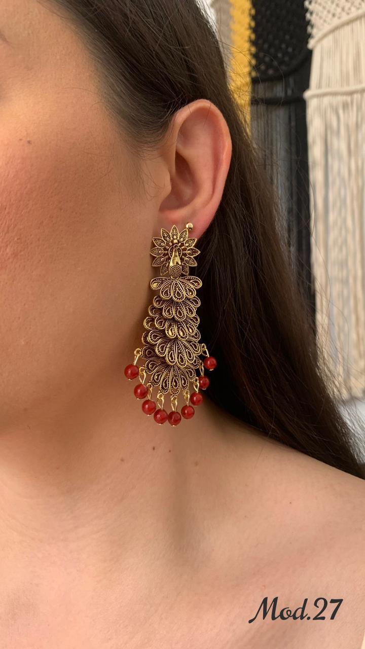 Aretes Hindu (Jhumka)