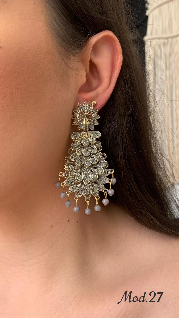 Aretes Hindu (Jhumka)