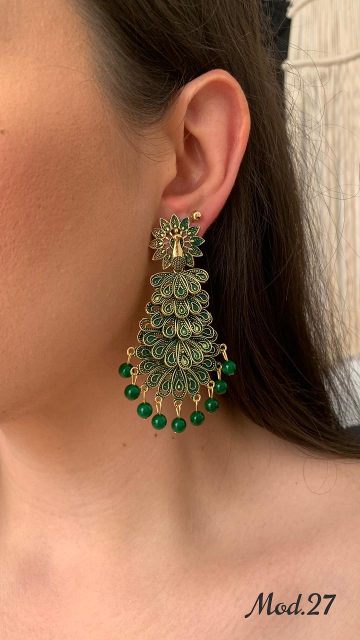 Aretes Hindu (Jhumka)