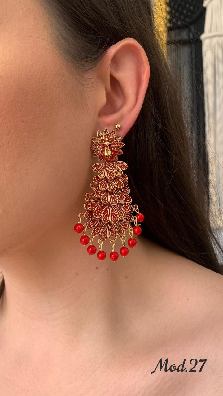 Aretes Hindu (Jhumka)