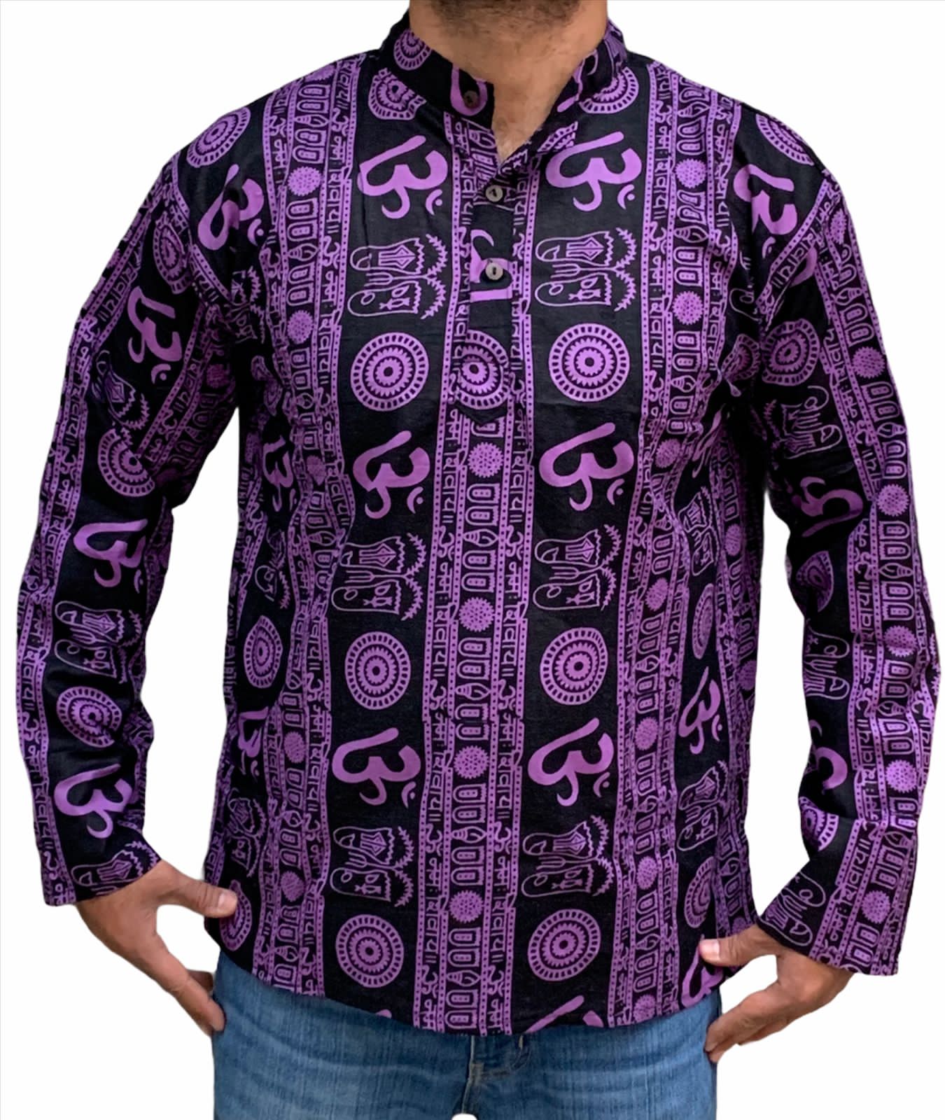 Kurta Om Manga Larga