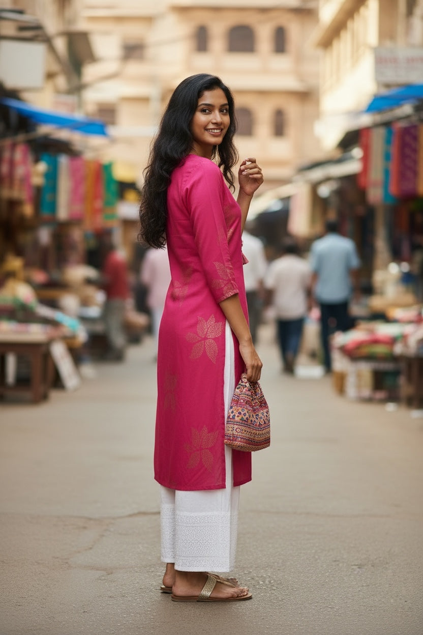 Kurti Hindú - Mysore Rosa