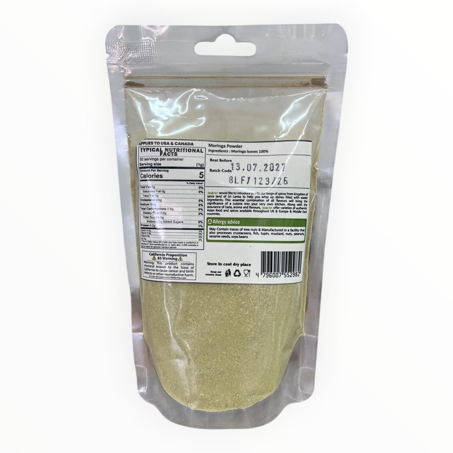 Moringa en Polvo 100g