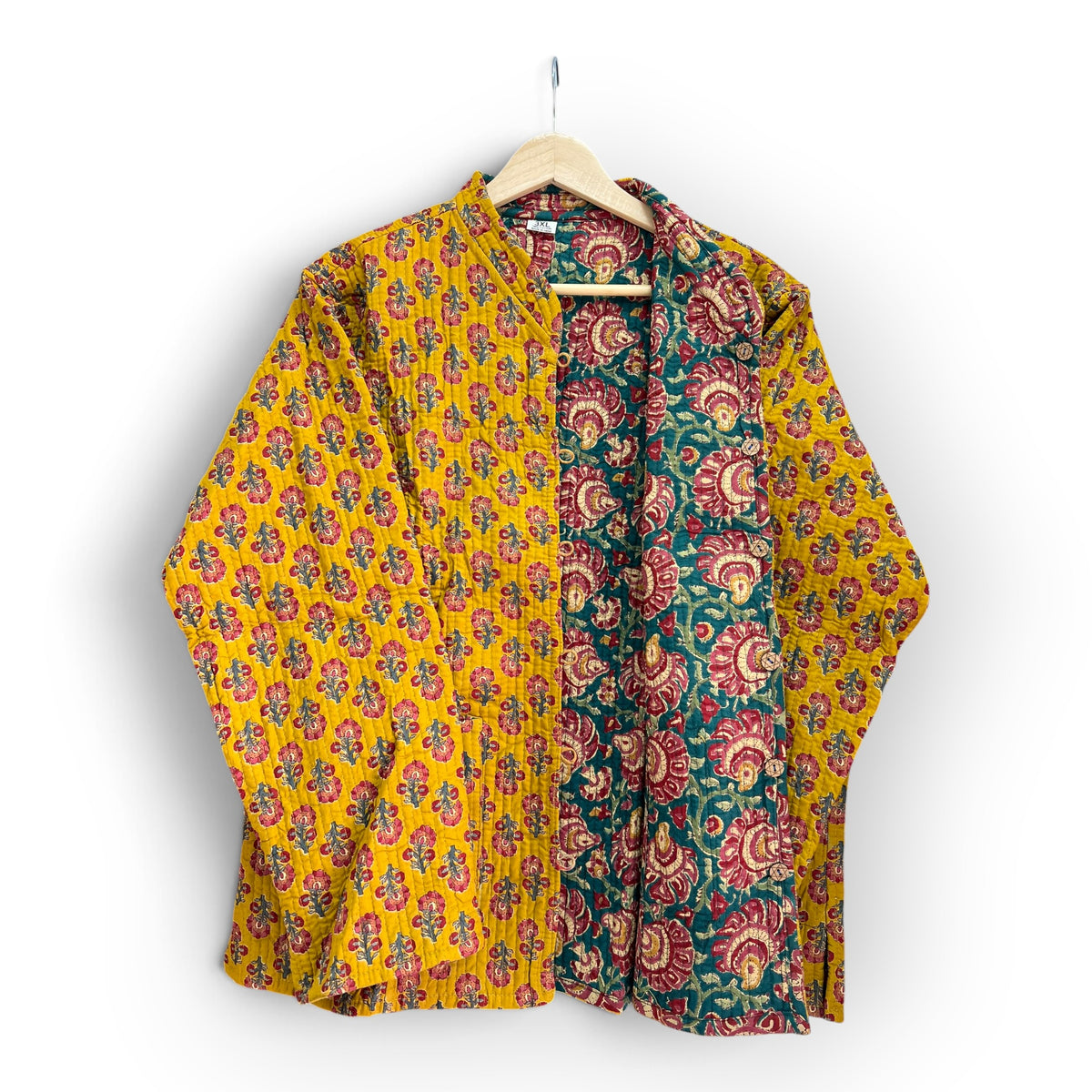 Saco Artesanal con Estampado — Talla 3XL 🌸✨