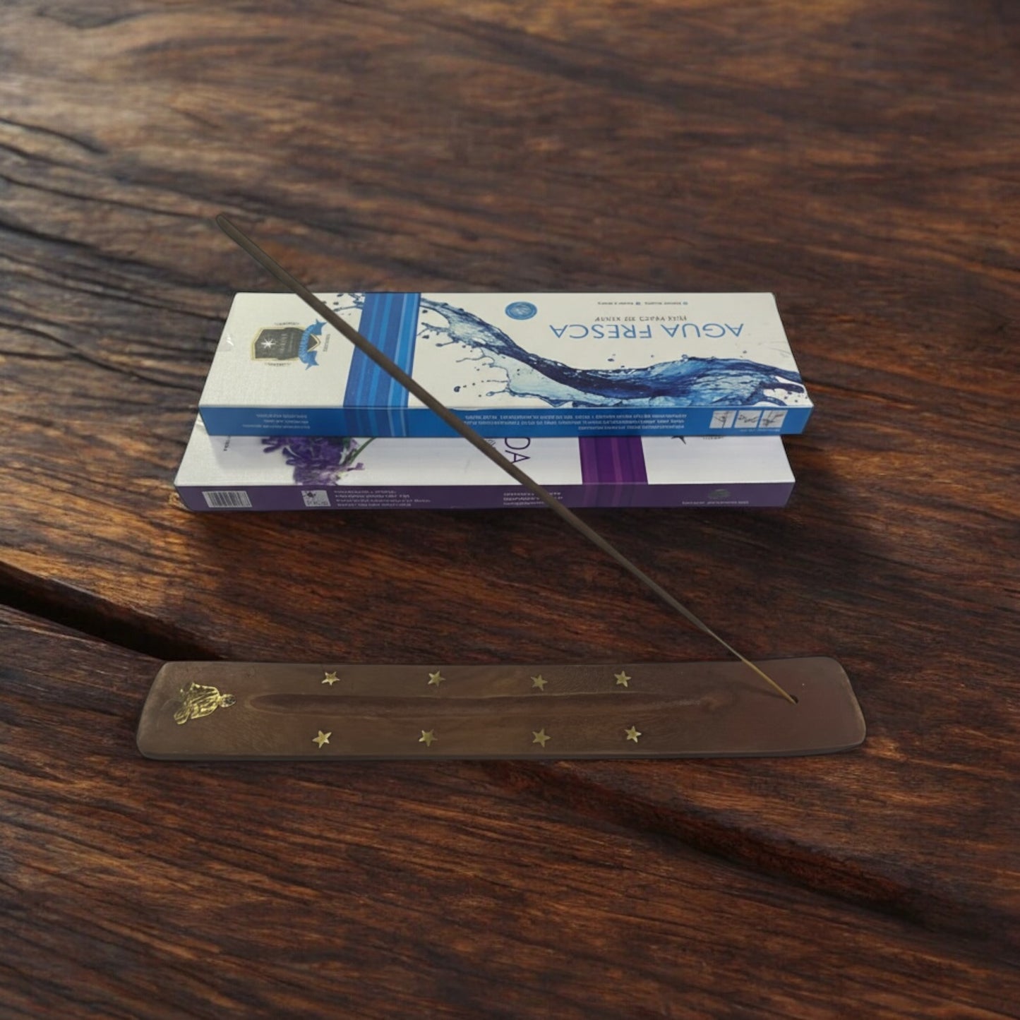 Porta Incienso de Madera