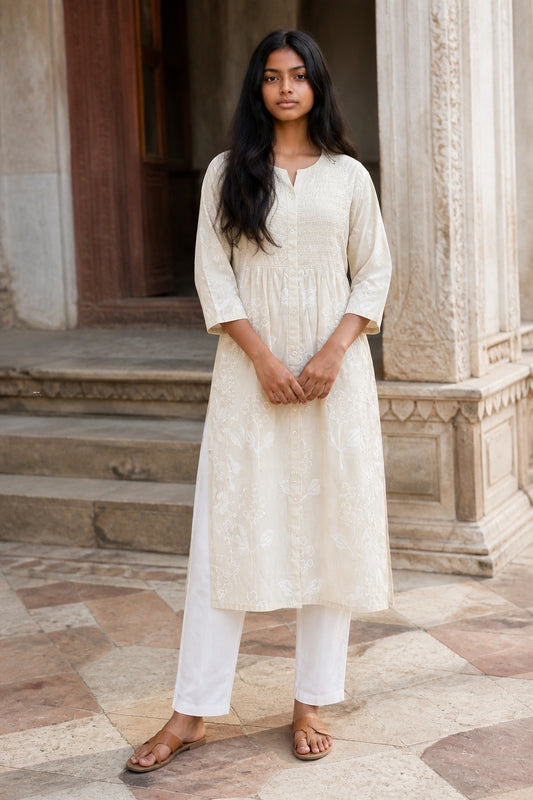 Kurti Hindú - Kolkata Beige